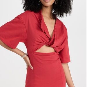 Jacquemus Bahia Cutout Red Dress XS NWT
